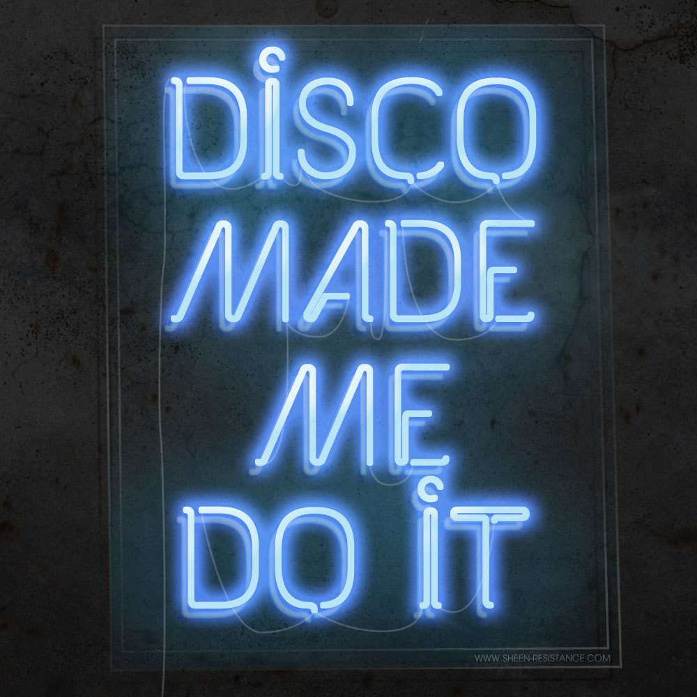 Disco made me do it